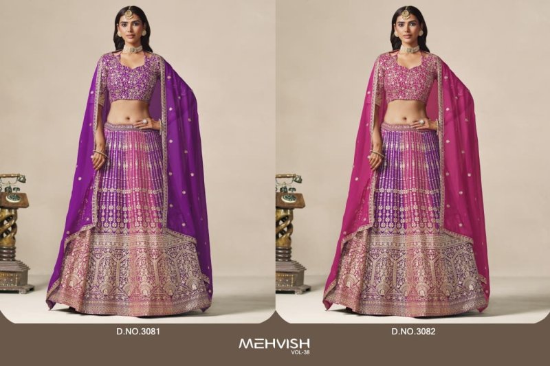 Mehvish Vol 38 By Dani Creation Faux Georgette Designer Lehenga Choli
